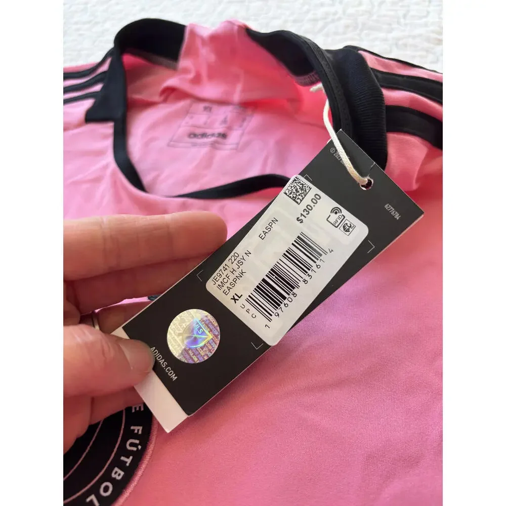 Adidas Miami - Messi Men's Jersey Pink Black‎ Size XL #455